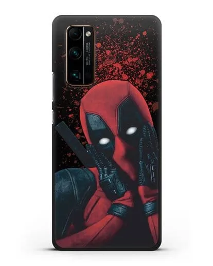 Чехол с иллюстрацией Дэдпул силиконовый для Honor 30 Pro Plus