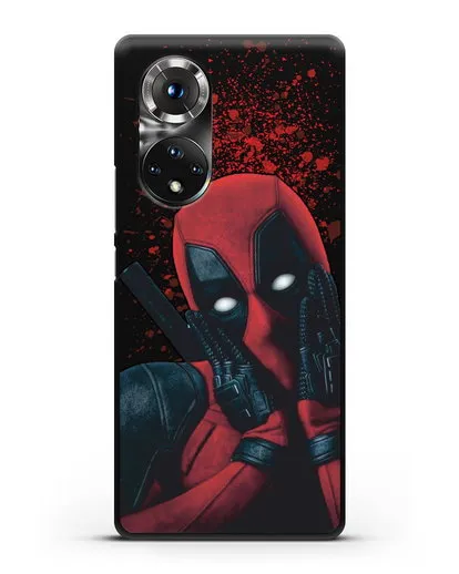 Чехол с иллюстрацией Дэдпул силиконовый для Honor 50 Pro
