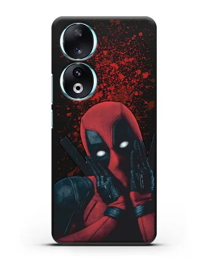 Чехол с иллюстрацией Дэдпул силиконовый для Honor 90