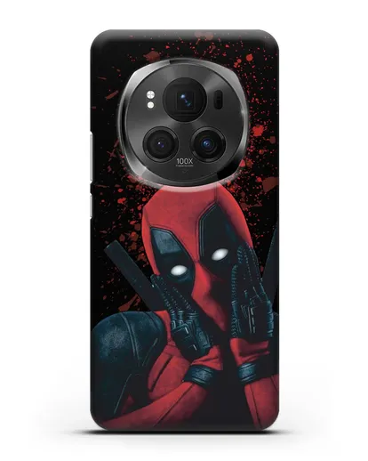 Чехол с иллюстрацией Дэдпул силиконовый для Honor Magic 6 Pro