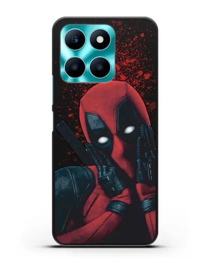 Чехол с иллюстрацией Дэдпул силиконовый для Honor X6a