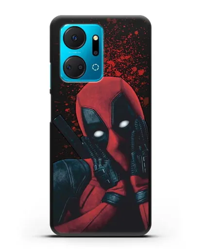 Чехол с иллюстрацией Дэдпул силиконовый для Honor X7a Plus