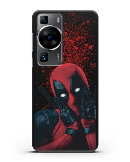 Чехол с иллюстрацией Дэдпул силиконовый для Huawei P60