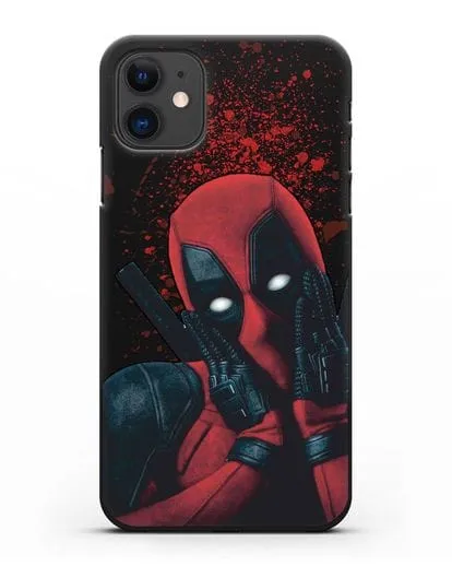 Чехол с иллюстрацией Дэдпул силиконовый для iPhone 11