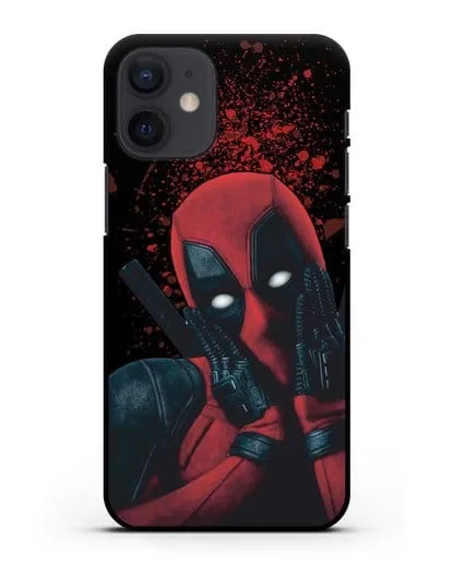 Чехол с иллюстрацией Дэдпул силиконовый для iPhone 12 mini