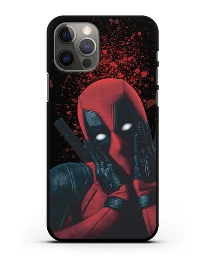Чехол с иллюстрацией Дэдпул силиконовый для iPhone 12 Pro