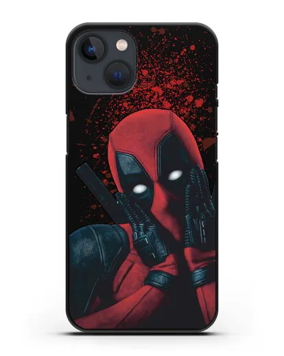 Чехол с иллюстрацией Дэдпул силиконовый для iPhone 13 Mini