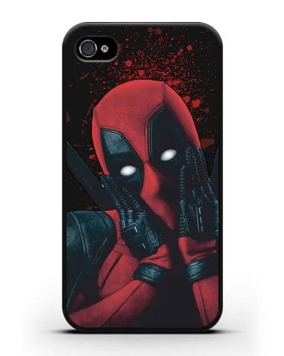 Чехол с иллюстрацией Дэдпул силиконовый для iPhone 4/4s