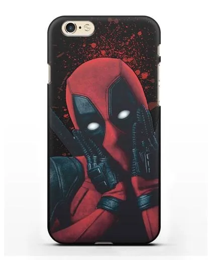 Чехол с иллюстрацией Дэдпул силиконовый для iPhone 6