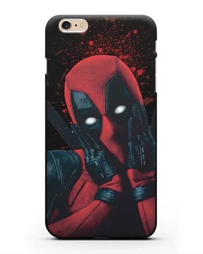 Чехол с иллюстрацией Дэдпул силиконовый для iPhone 6s Plus