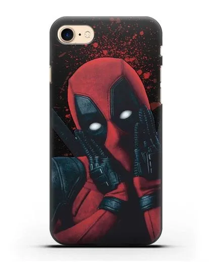 Чехол с иллюстрацией Дэдпул силиконовый для iPhone 7