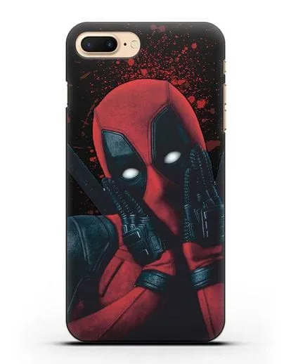 Чехол с иллюстрацией Дэдпул силиконовый для iPhone 7 Plus