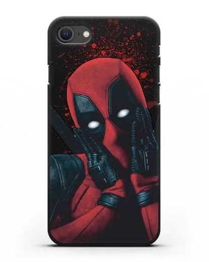 Чехол с иллюстрацией Дэдпул силиконовый для iPhone SE 2020