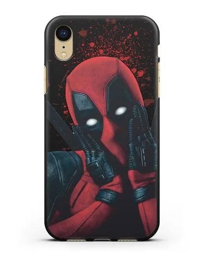 Чехол с иллюстрацией Дэдпул силиконовый для iPhone XR