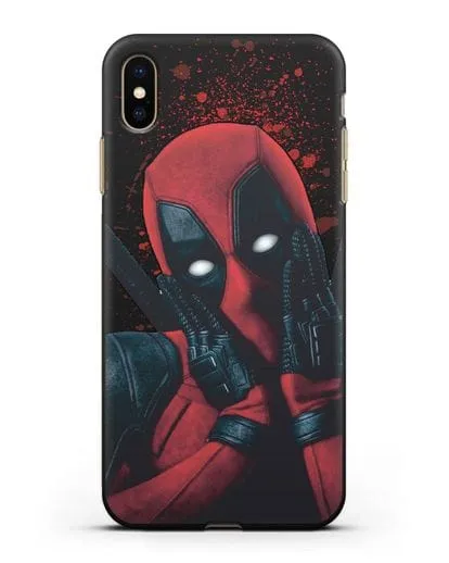 Чехол с иллюстрацией Дэдпул силиконовый для iPhone XS Max