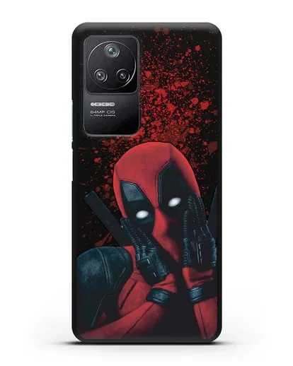 Чехол с иллюстрацией Дэдпул силиконовый для Xiaomi Poco F4
