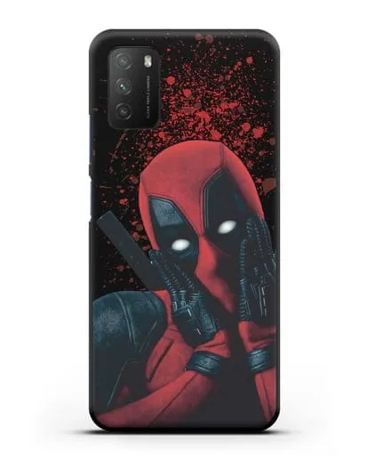 Чехол с иллюстрацией Дэдпул силиконовый для Xiaomi Poco M3