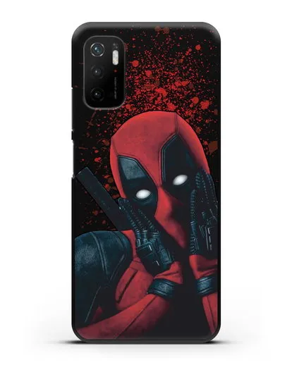 Чехол с иллюстрацией Дэдпул силиконовый для Xiaomi Poco M3 Pro
