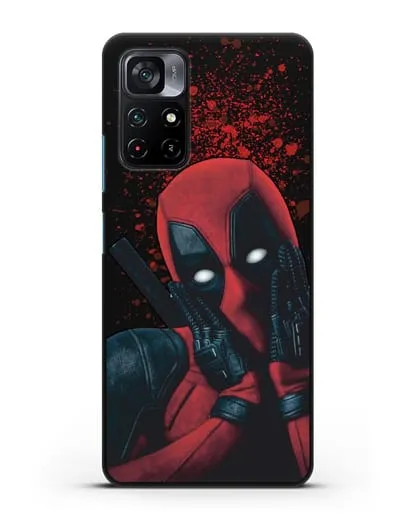 Чехол с иллюстрацией Дэдпул силиконовый для Xiaomi Poco M4 Pro 5G