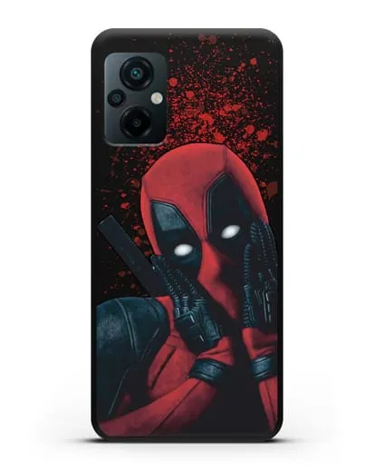 Чехол с иллюстрацией Дэдпул силиконовый для Xiaomi Poco M5
