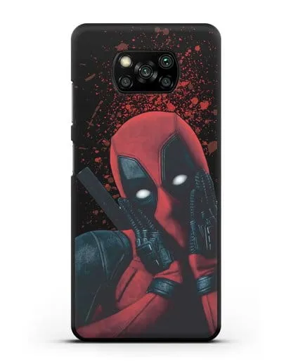 Чехол с иллюстрацией Дэдпул силиконовый для Xiaomi Poco X3