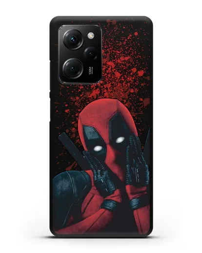 Чехол с иллюстрацией Дэдпул силиконовый для Xiaomi Poco X5 Pro