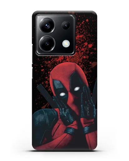Чехол с иллюстрацией Дэдпул силиконовый для Xiaomi Poco X6