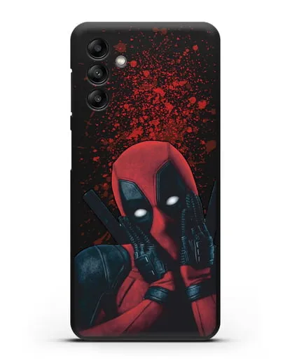 Чехол с иллюстрацией Дэдпул силиконовый для Samsung Galaxy A04s [SM-A047]
