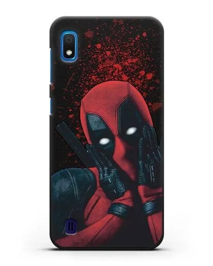 Чехол с иллюстрацией Дэдпул силиконовый для Samsung Galaxy A10 [SM-A105F]