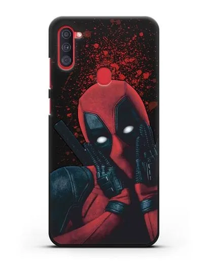 Чехол с иллюстрацией Дэдпул силиконовый для Samsung Galaxy A11 [SM-A115F]