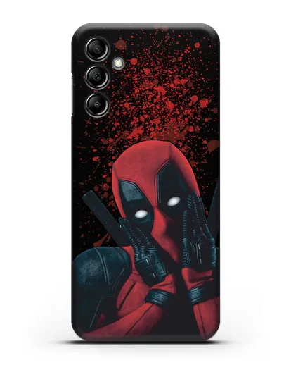 Чехол с иллюстрацией Дэдпул силиконовый для Samsung Galaxy A14 [SM-A145]