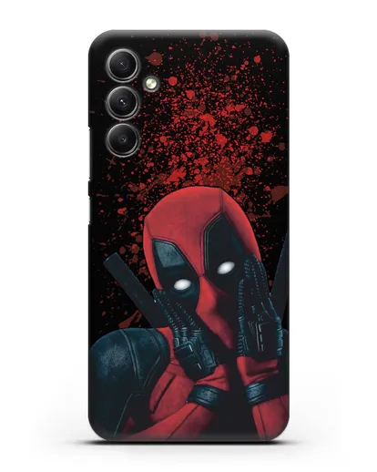 Чехол с иллюстрацией Дэдпул силиконовый для Samsung Galaxy A34 [SM-A346]