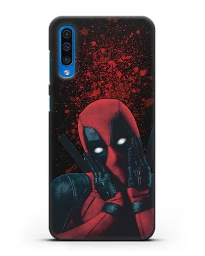 Чехол с иллюстрацией Дэдпул силиконовый для Samsung Galaxy A50
