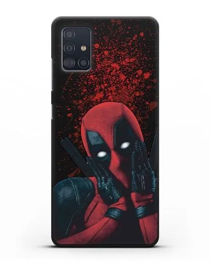 Чехол с иллюстрацией Дэдпул силиконовый для Samsung Galaxy A51 [SM-A515F]