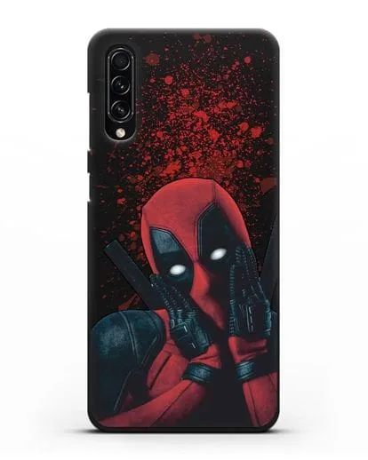 Чехол с иллюстрацией Дэдпул силиконовый для Samsung Galaxy A70s [SM-A707F]