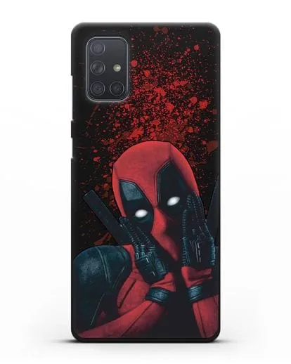 Чехол с иллюстрацией Дэдпул силиконовый для Samsung Galaxy A71 [SM-A715F]