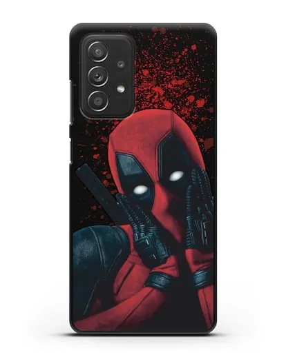 Чехол с иллюстрацией Дэдпул силиконовый для Samsung Galaxy A53