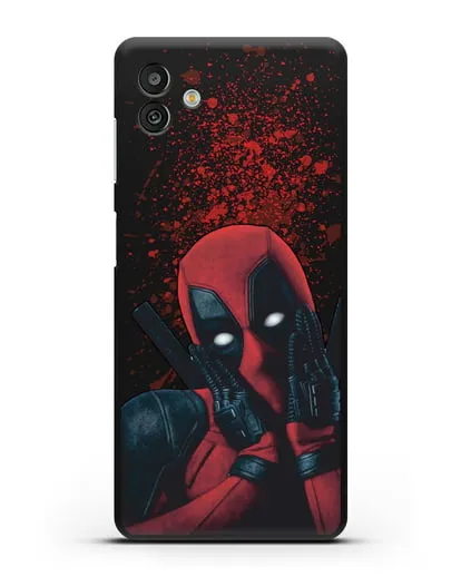 Чехол с иллюстрацией Дэдпул силиконовый для Samsung Galaxy M13 [SM-M135]