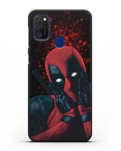 Чехол с иллюстрацией Дэдпул силиконовый для Samsung Galaxy M21 [SM-M215F]