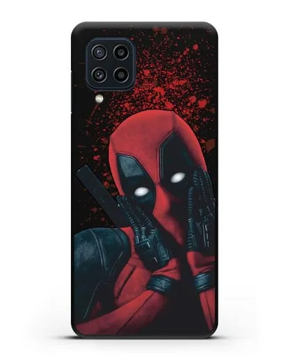 Чехол с иллюстрацией Дэдпул силиконовый для Samsung Galaxy M22 [M225F]