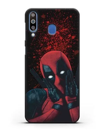 Чехол с иллюстрацией Дэдпул силиконовый для Samsung Galaxy M30 [SM-M305F]