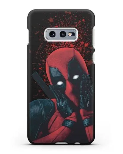 Чехол с иллюстрацией Дэдпул силиконовый для Samsung Galaxy S10e [SM-G970F]