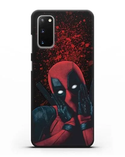 Чехол с иллюстрацией Дэдпул силиконовый для Samsung Galaxy S20 [SM-G980F]