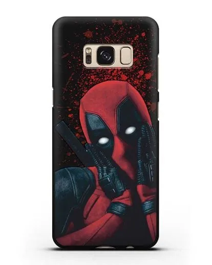 Чехол с иллюстрацией Дэдпул силиконовый для Samsung Galaxy S8 [SM-950F]