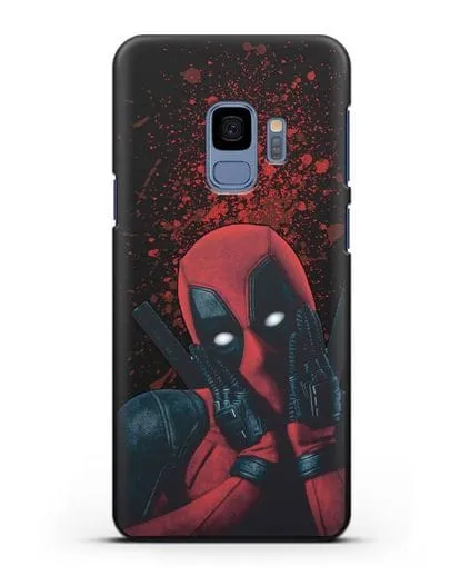 Чехол с иллюстрацией Дэдпул силиконовый для Samsung Galaxy S9 [SM-G960F]