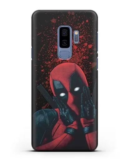 Чехол с иллюстрацией Дэдпул силиконовый для Samsung Galaxy S9 Plus [SM-G965F]