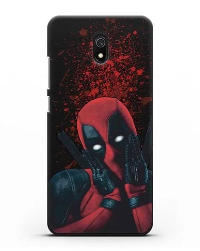 Чехол с иллюстрацией Дэдпул силиконовый для Xiaomi Redmi 8A
