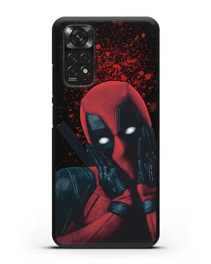 Чехол с иллюстрацией Дэдпул силиконовый для Xiaomi Redmi Note 11