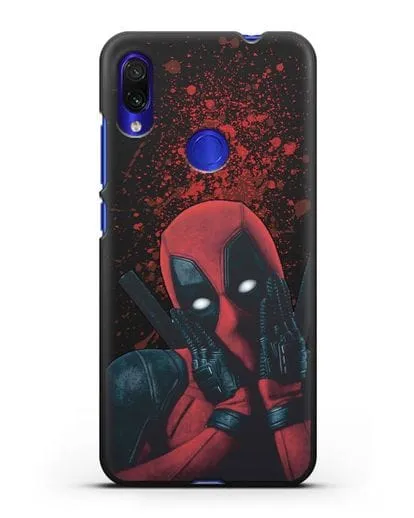 Чехол с иллюстрацией Дэдпул силиконовый для Xiaomi Redmi Note 7