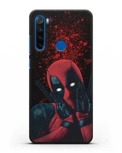Чехол с иллюстрацией Дэдпул силиконовый для Xiaomi Redmi Note 8